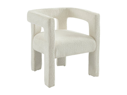 Duo Chaises Accoudoirs Japandi Bouclette Métal - Sofana