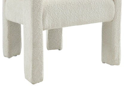 Duo Chaises Accoudoirs Japandi Bouclette Métal - Sofana