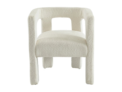 Duo Chaises Accoudoirs Japandi Bouclette Métal - Sofana