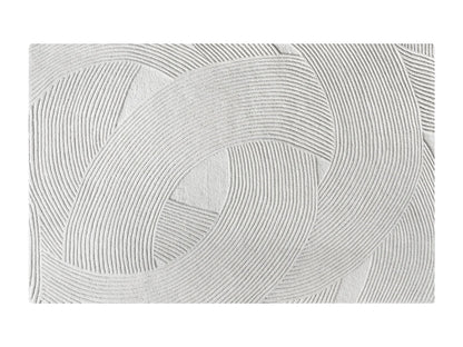 Tapis Japandi Relief Laine Fait Main - Bassam