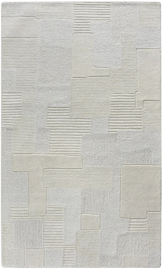 Tapis Japandi Laine Ivoire – Aurora