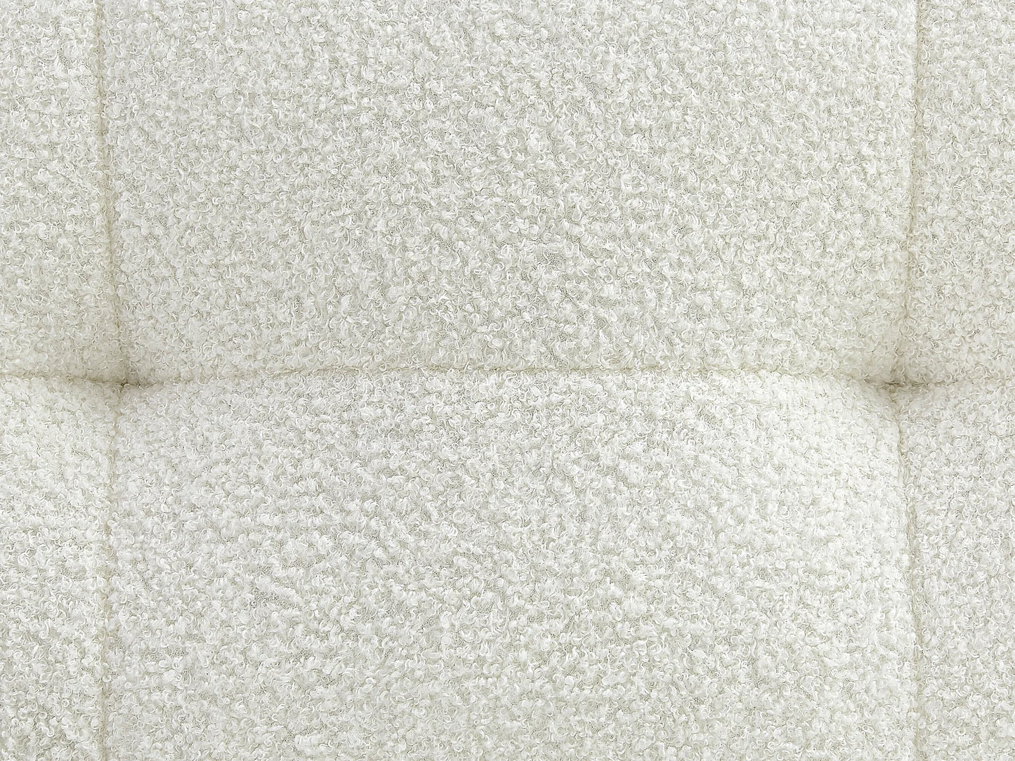 Canapé Japandi Nuage d'Angle Bouclette Blanche - Sopelana