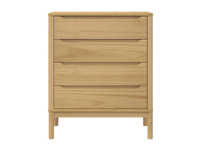 Commode Japandi Pin Massif Ciré - Floro
