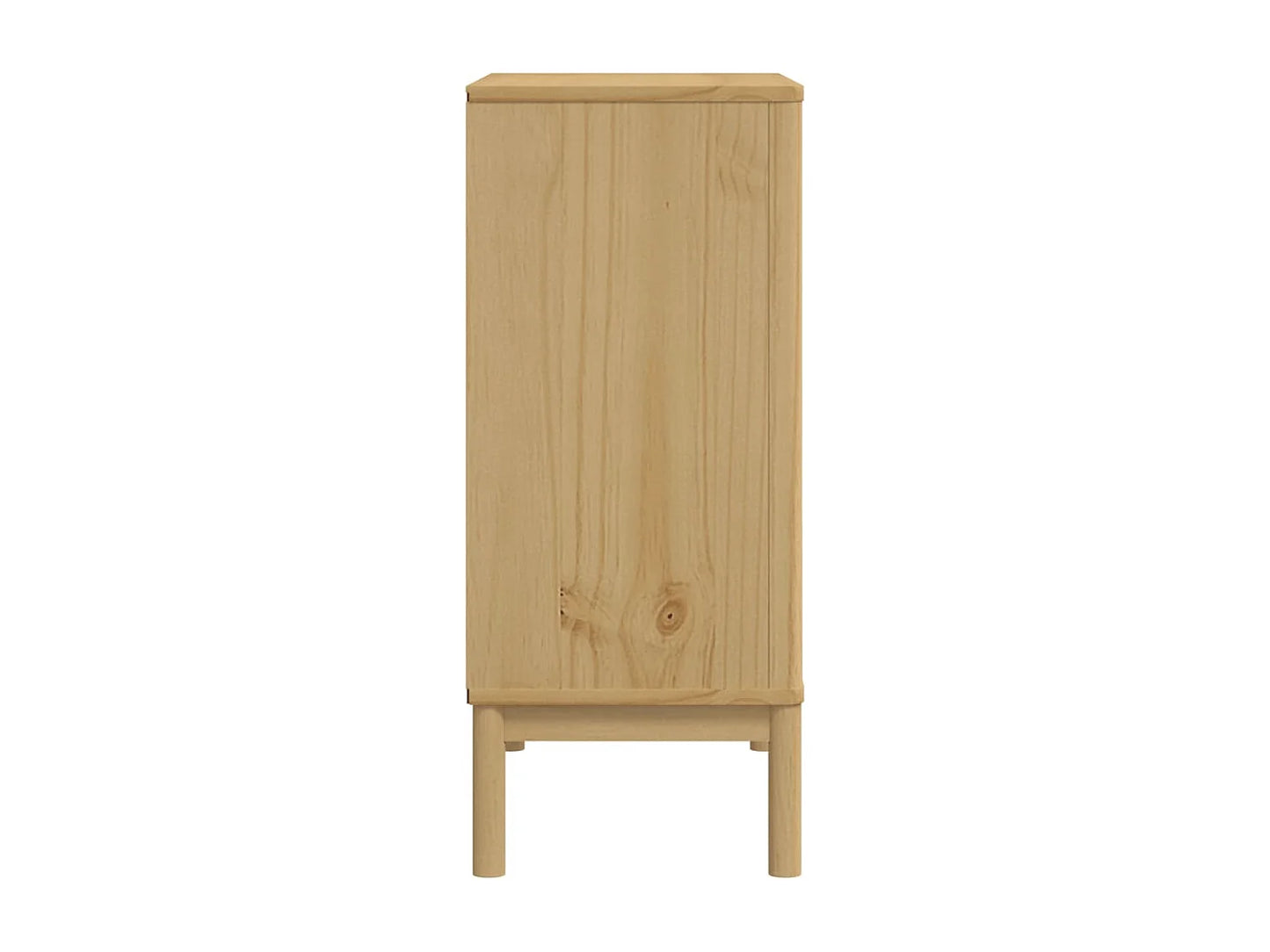 Commode Japandi Pin Massif Ciré - Floro