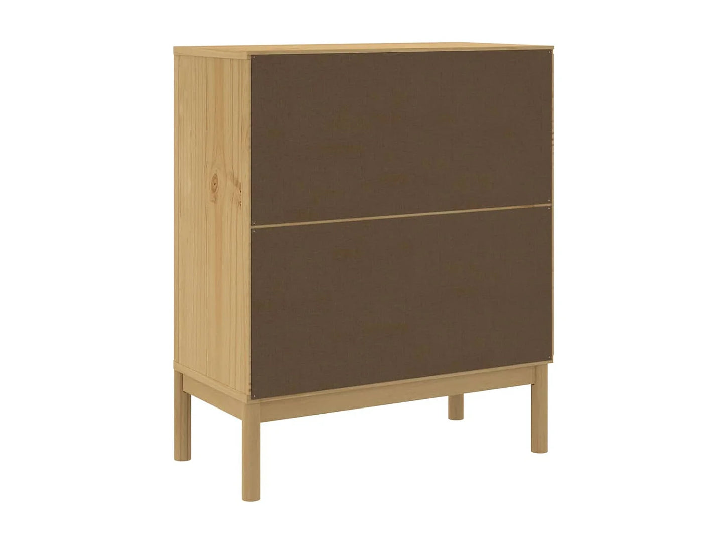 Commode Japandi Pin Massif Ciré - Floro
