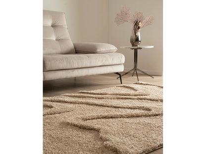 Tapis Shaggy Japandi Brun Cosy - Thun