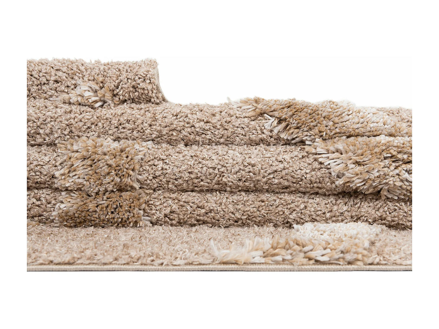 Tapis Shaggy Japandi Brun Cosy - Thun