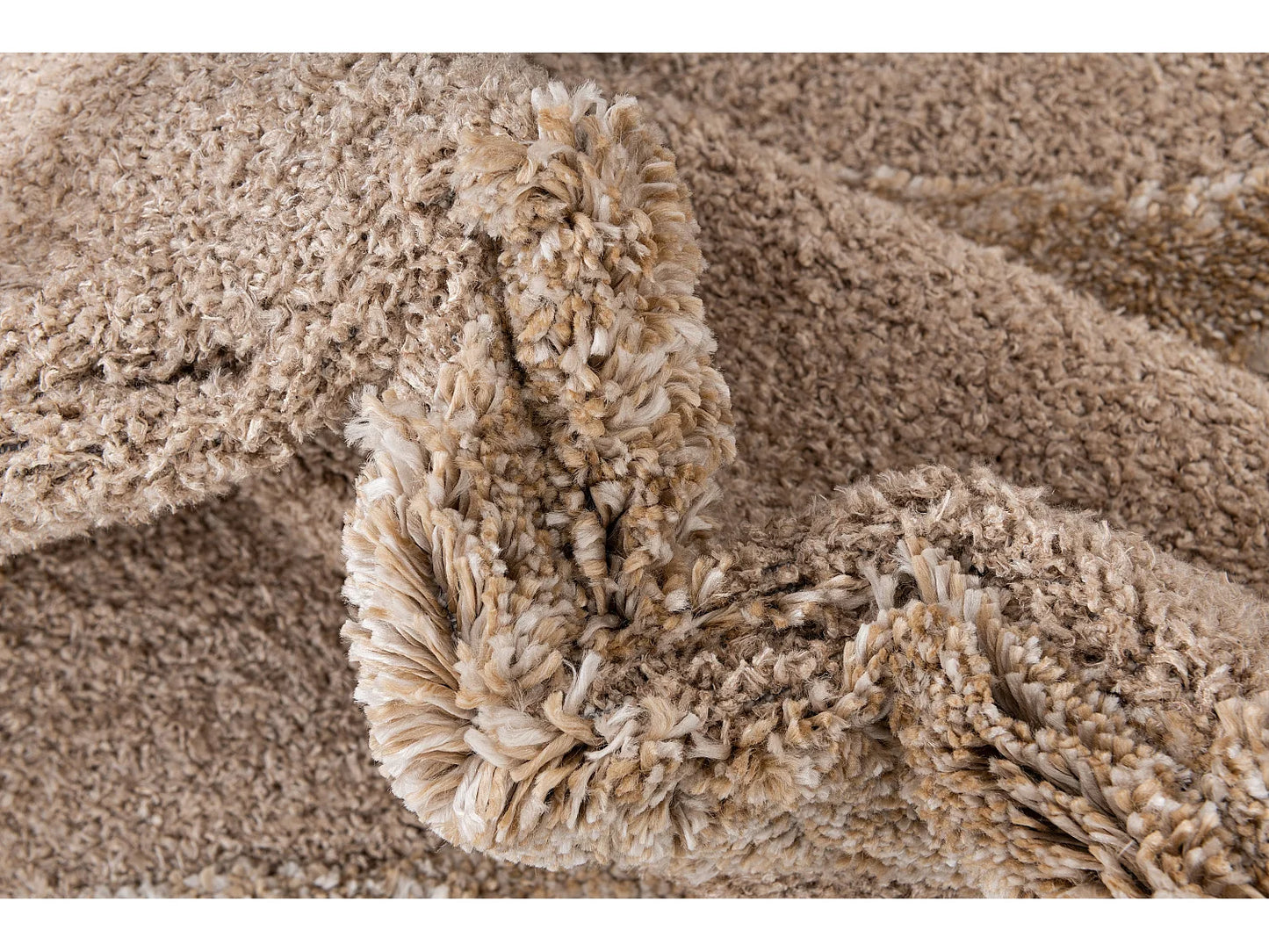 Tapis Shaggy Japandi Brun Cosy - Thun
