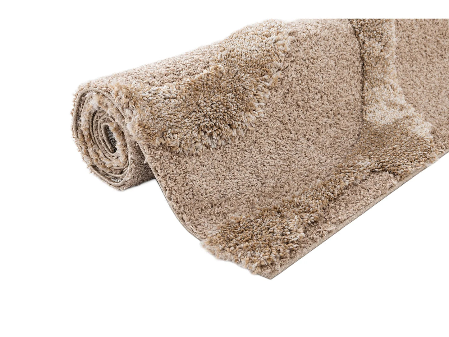 Tapis Shaggy Japandi Brun Cosy - Thun