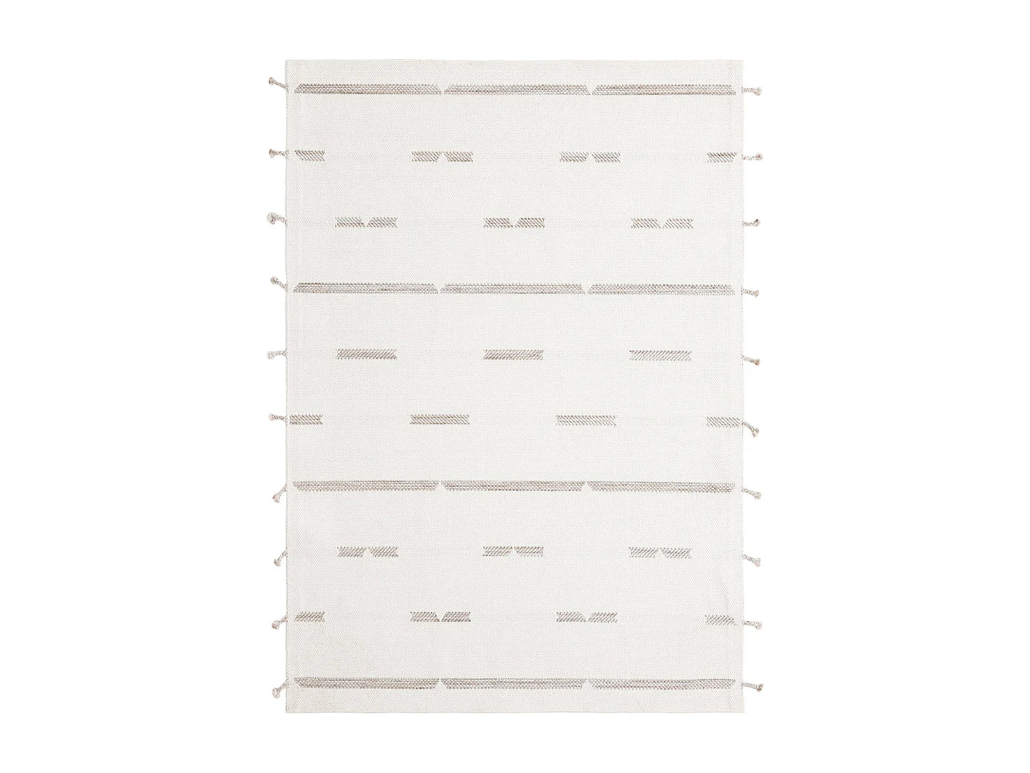 Tapis Japandi Blanc Style Boho - Juniper