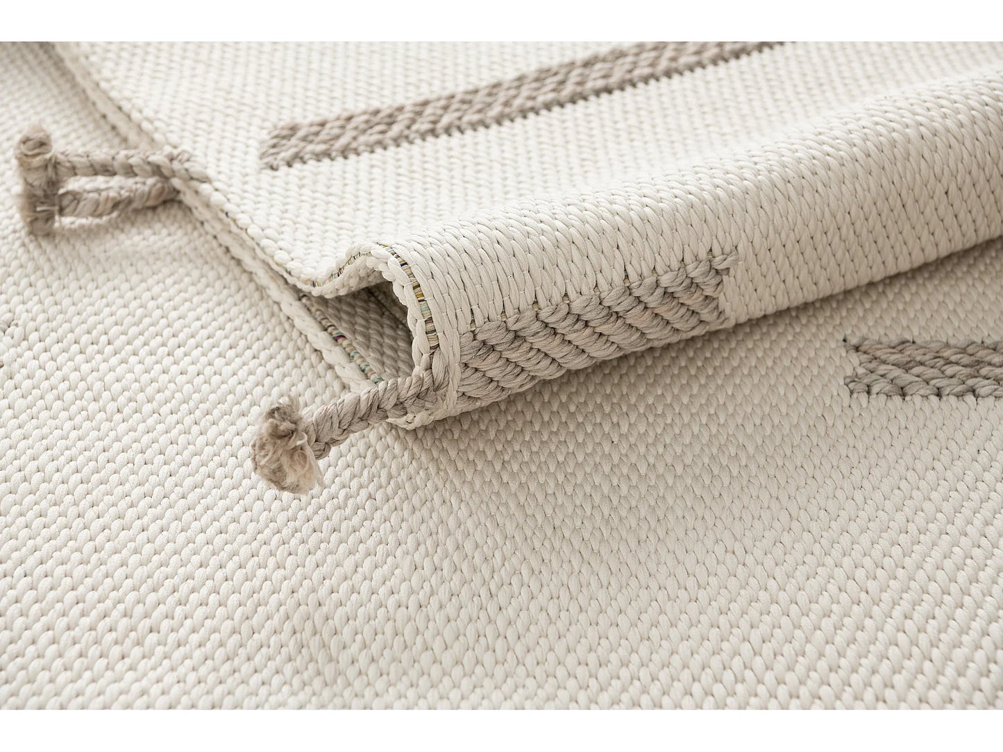 Tapis Japandi Blanc Style Boho - Juniper