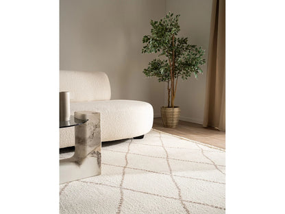 Tapis Japandi Blanc Style Folklore - St Gallen