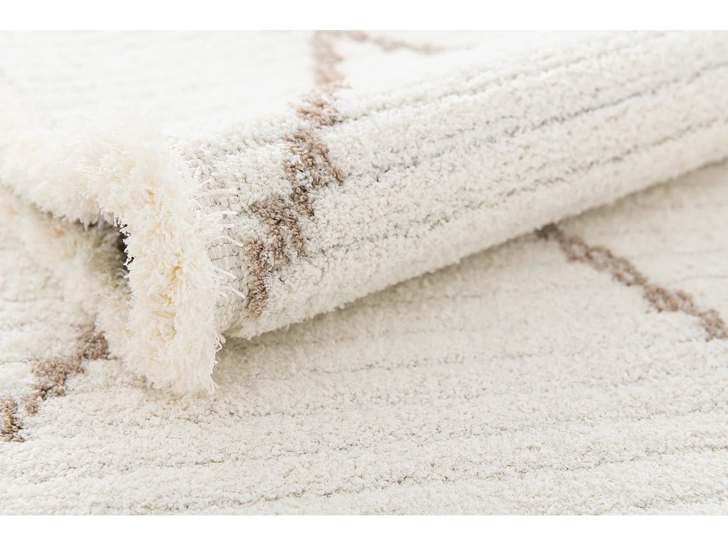 Tapis Japandi Blanc Style Folklore - St Gallen