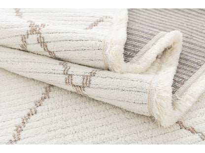 Tapis Japandi Blanc Style Folklore - St Gallen