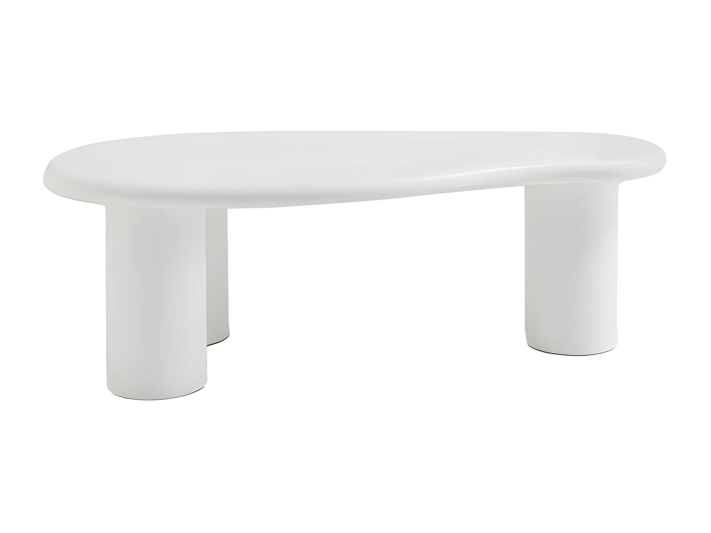Table Basse Japandi Organique Fibre Ciment - Luna