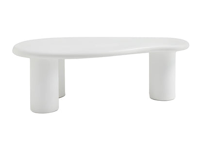 Table Basse Japandi Organique Fibre Ciment - Luna