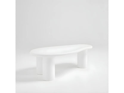Table Basse Japandi Organique Fibre Ciment - Luna
