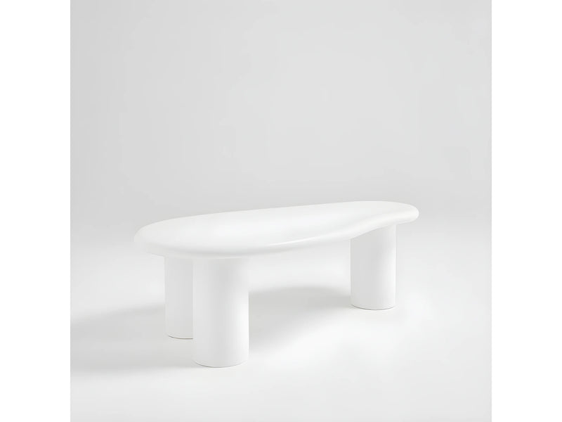 Table Basse Japandi Organique Fibre Ciment - Luna