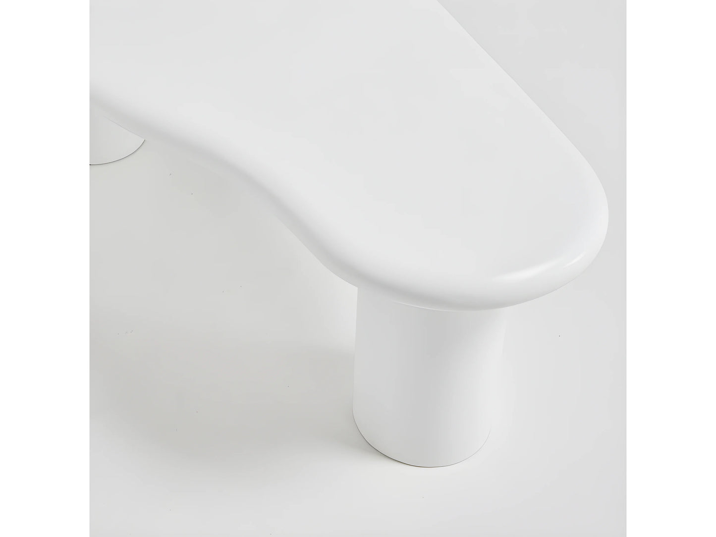 Table Basse Japandi Organique Fibre Ciment - Luna