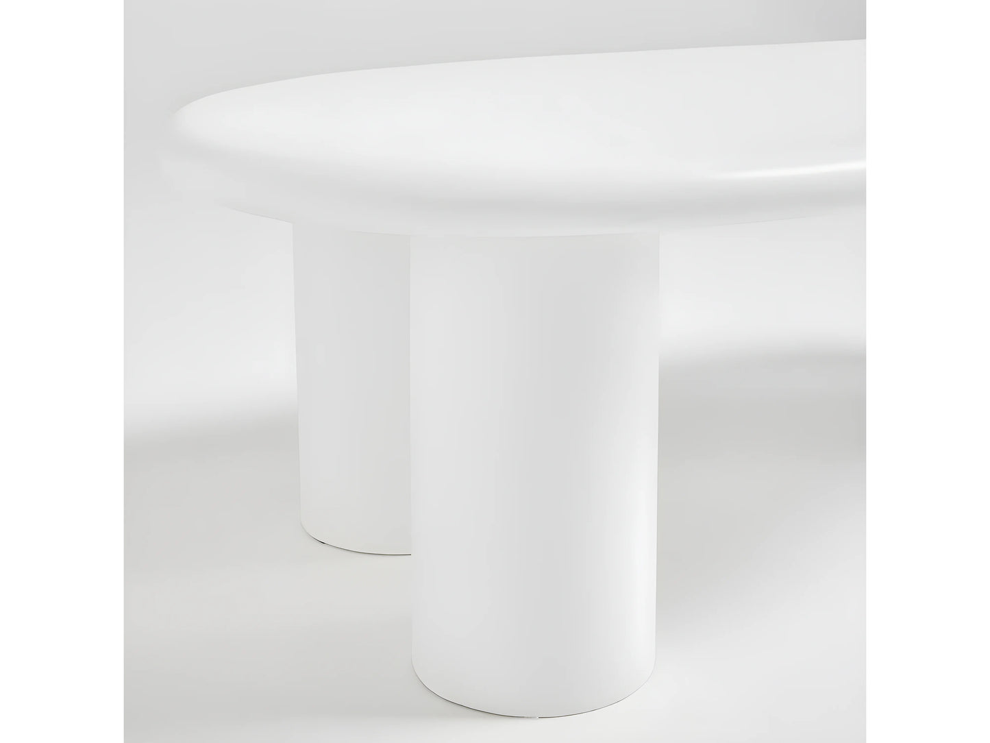 Table Basse Japandi Organique Fibre Ciment - Luna