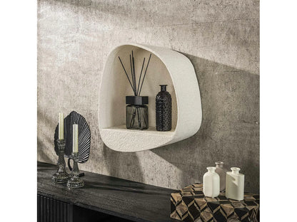 Banc Bouclette Japandi Blanc Cassé - Duzima