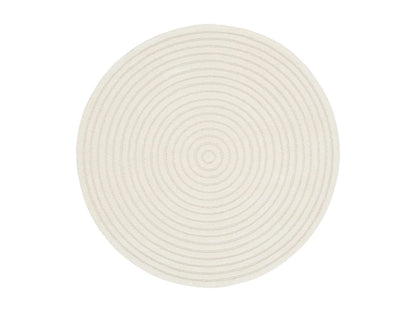 Tapis Rond Japandi Cercles Relief - Cercles