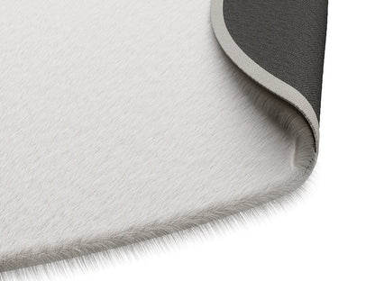 Tapis Japandi Shaggy Effet Fourrure - Girona
