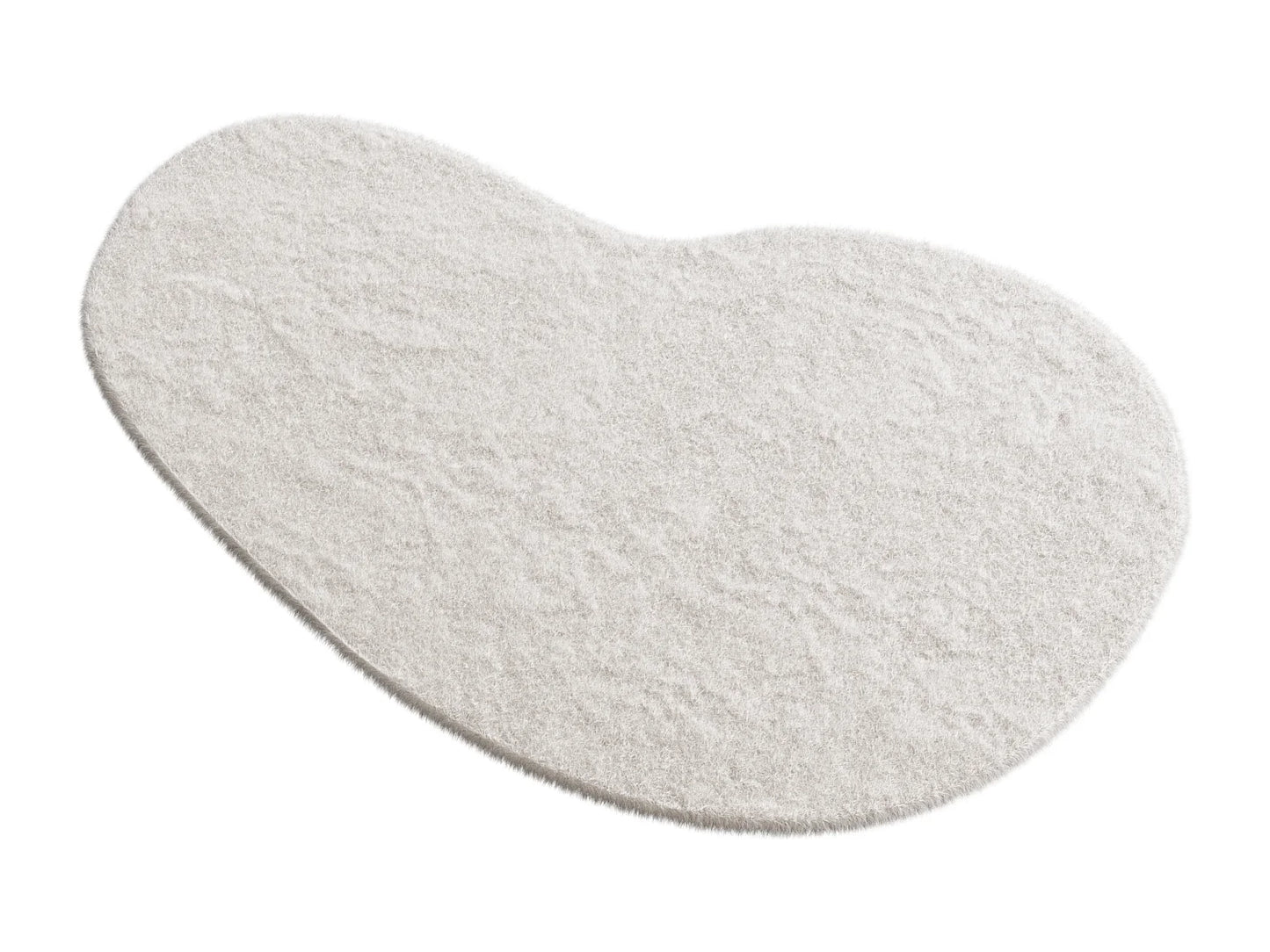 Tapis Japandi Shaggy Effet Fourrure - Girona