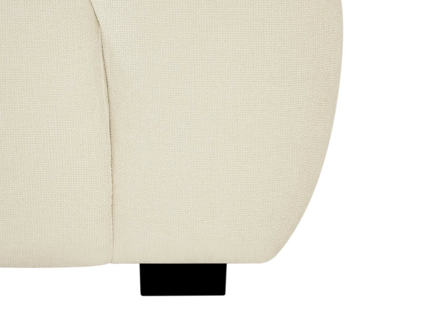 Canapé Japandi Tissu Beige 3 Places - Berenia