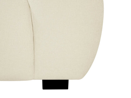 Canapé Japandi Tissu Beige 3 Places - Berenia