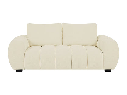 Canapé Japandi Tissu Beige 3 Places - Berenia