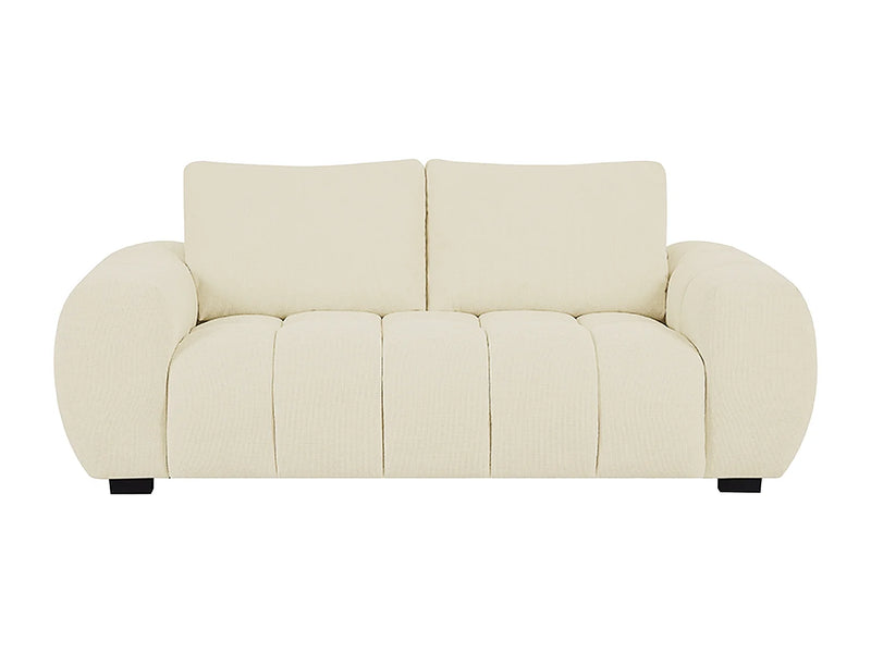 Canapé Japandi Tissu Beige 3 Places - Berenia