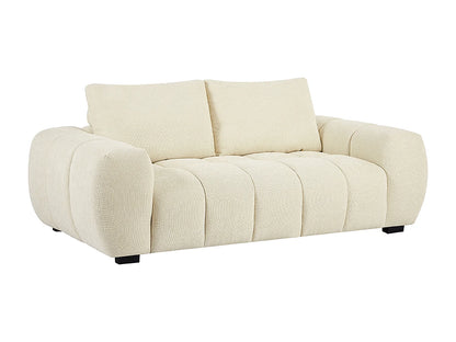 Canapé Japandi Tissu Beige 3 Places - Berenia