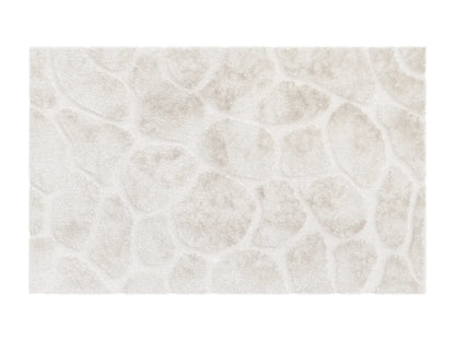 Tapis Japandi Effet Fourrure Beige - Arenso