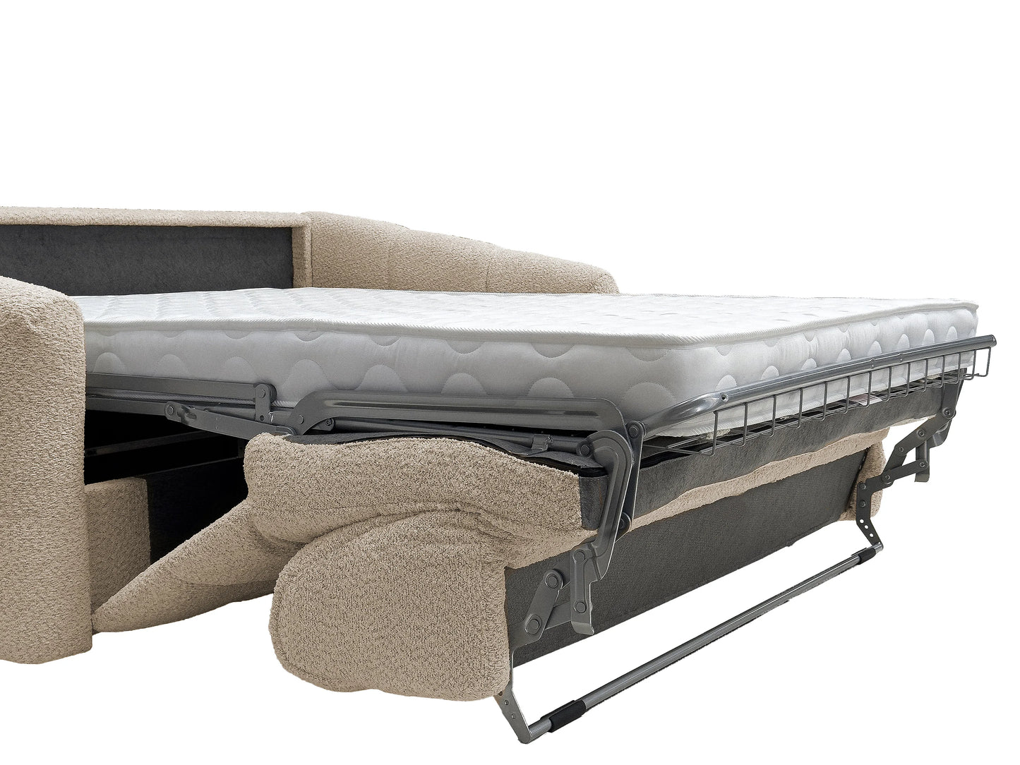 Canapé Japandi Convertible Express Bouclette 3 Places - Retuna