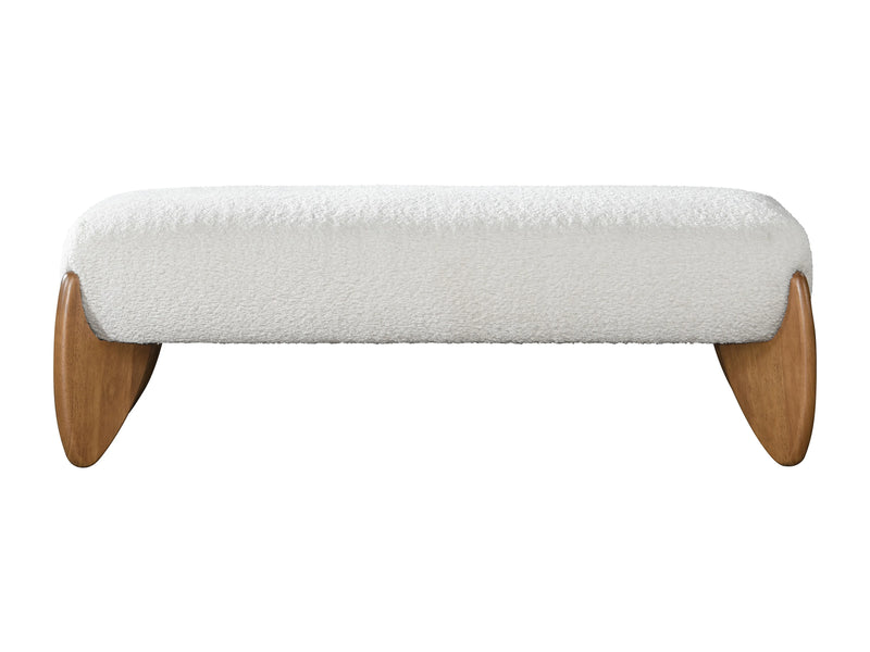 Banc Gamura Japandi Blanc Naturel - Gamura