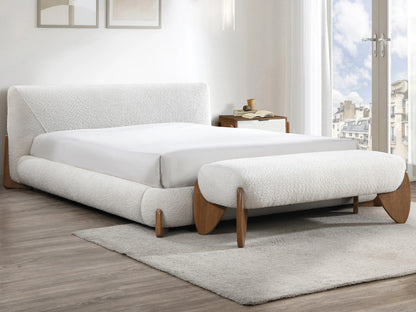 Banc Gamura Japandi Blanc Naturel - Gamura