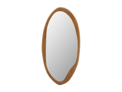Miroir Ovale Japandi Hévéa Naturel - Fujian