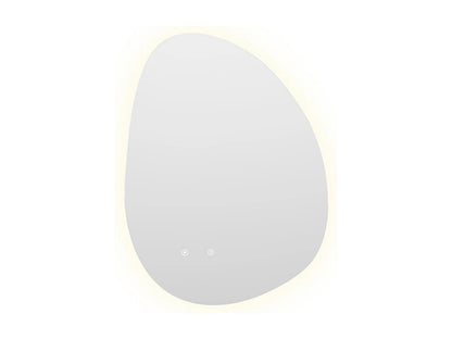 Miroir Asymétrique Japandi LED Salle De Bain - Inacia