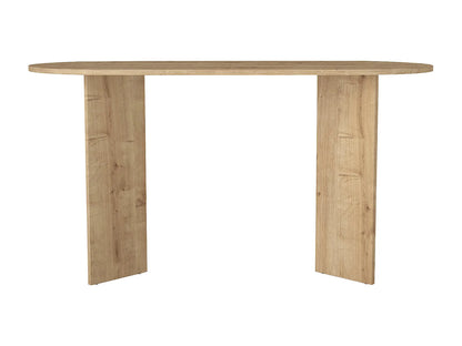Bureau Console Japandi Naturel Clair - Topania