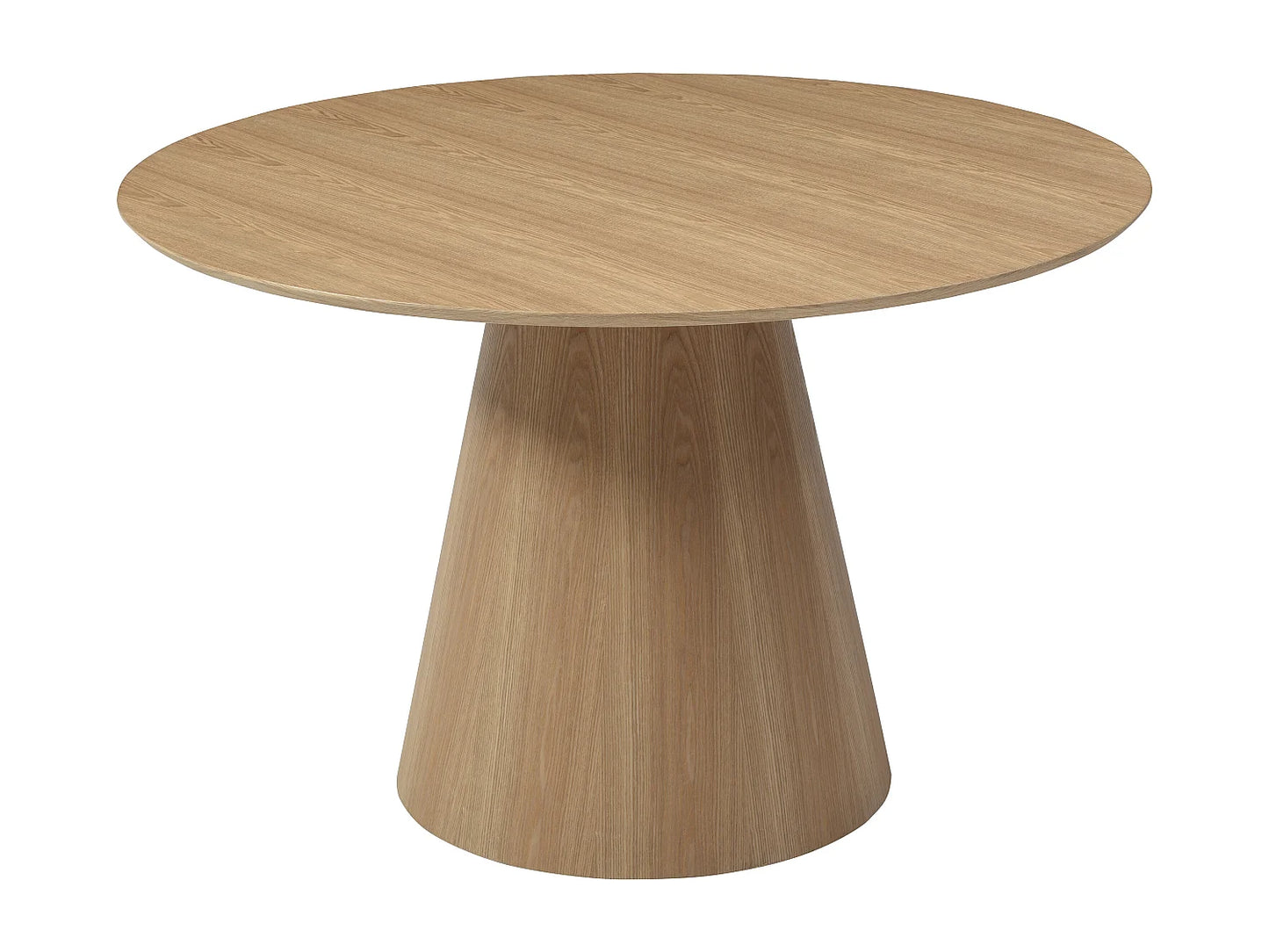 Table Chêne Japandi Ronde Naturel Clair - Antaliza