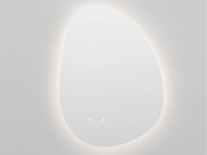 Miroir Asymétrique Japandi LED Salle De Bain - Inacia