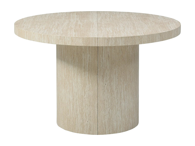 Table Extensible Japandi Mdf Effet Travertin - Sidrina