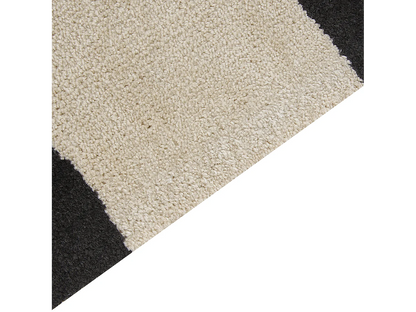 Tapis Japandi Graphique Beige Noir - Kolpur