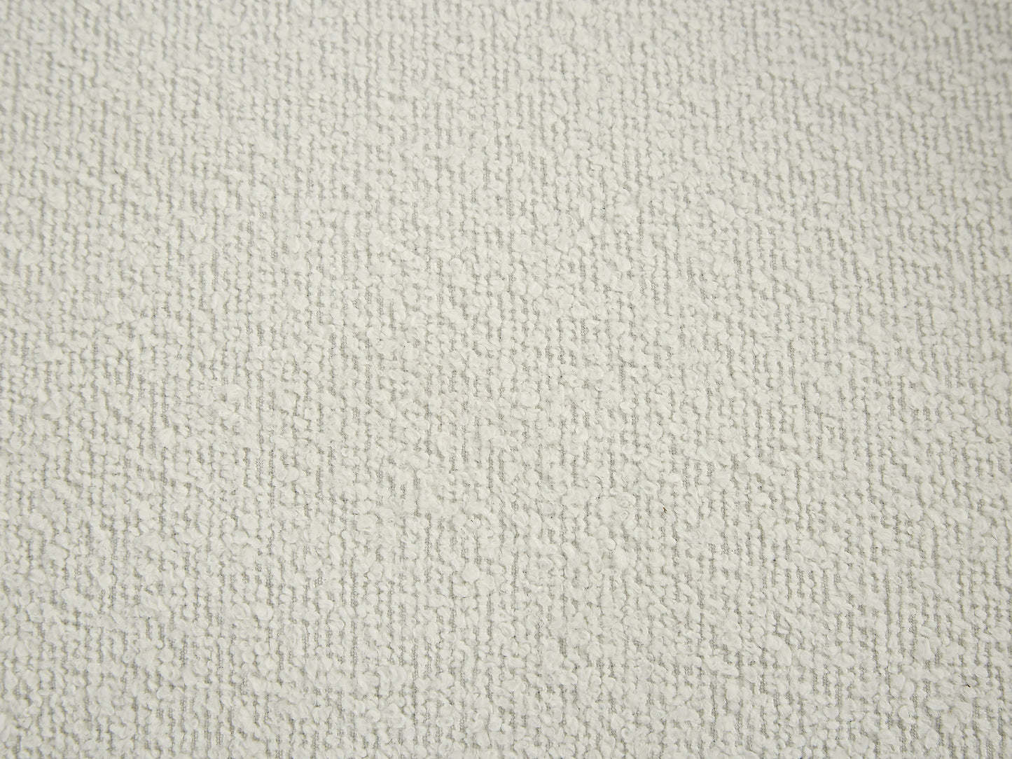 Fauteuil Japandi Bouclette Blanc Ivoire - Bovana