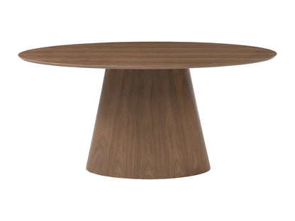 Table Noyer Japandi Six Personnes Naturel Foncé - Antelada