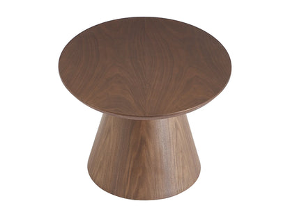 Table Basse Japandi Ovale en Noyer - Antelada