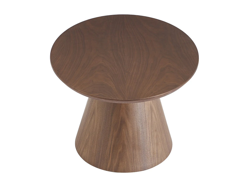 Table Basse Japandi Ovale en Noyer - Antelada