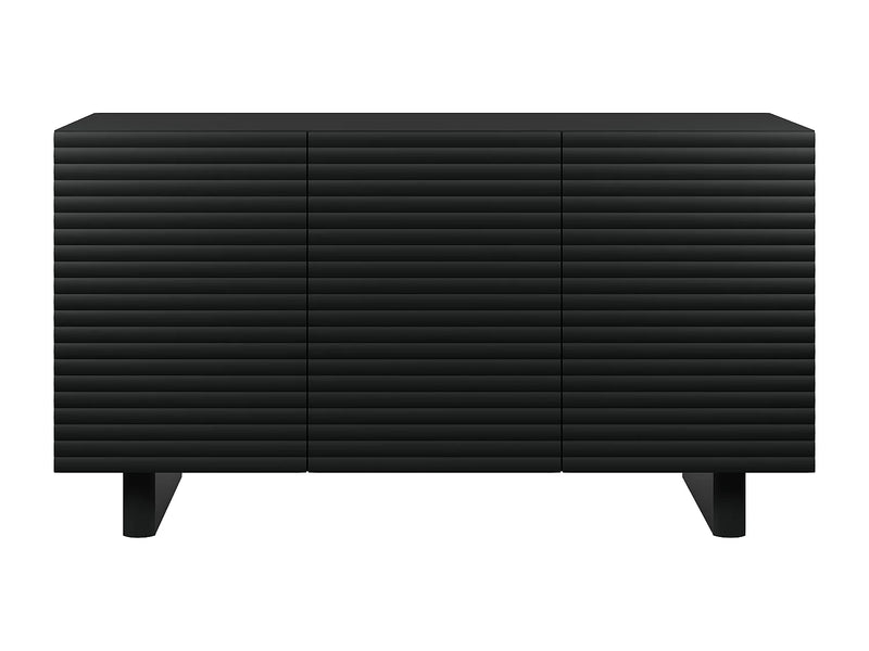 Buffet Noir Japandi Design Minimaliste - Ludima