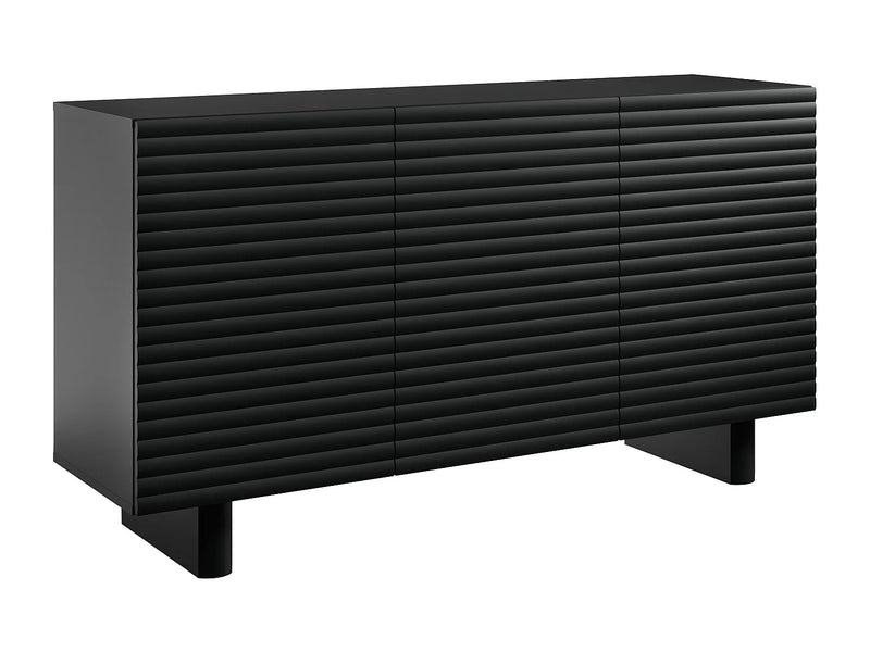 Buffet Noir Japandi Design Minimaliste - Ludima
